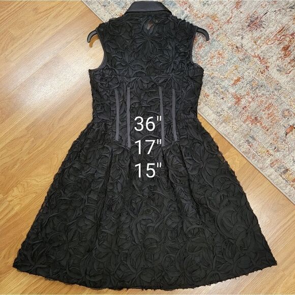 Jill Stuart Modern Floral Applique Dress 6 - Picture 3 of 9